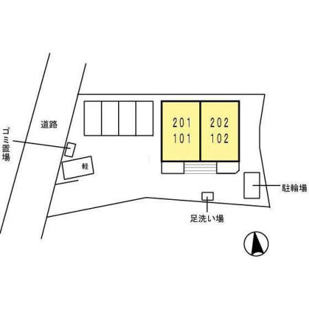 TS BONHEURの区画図