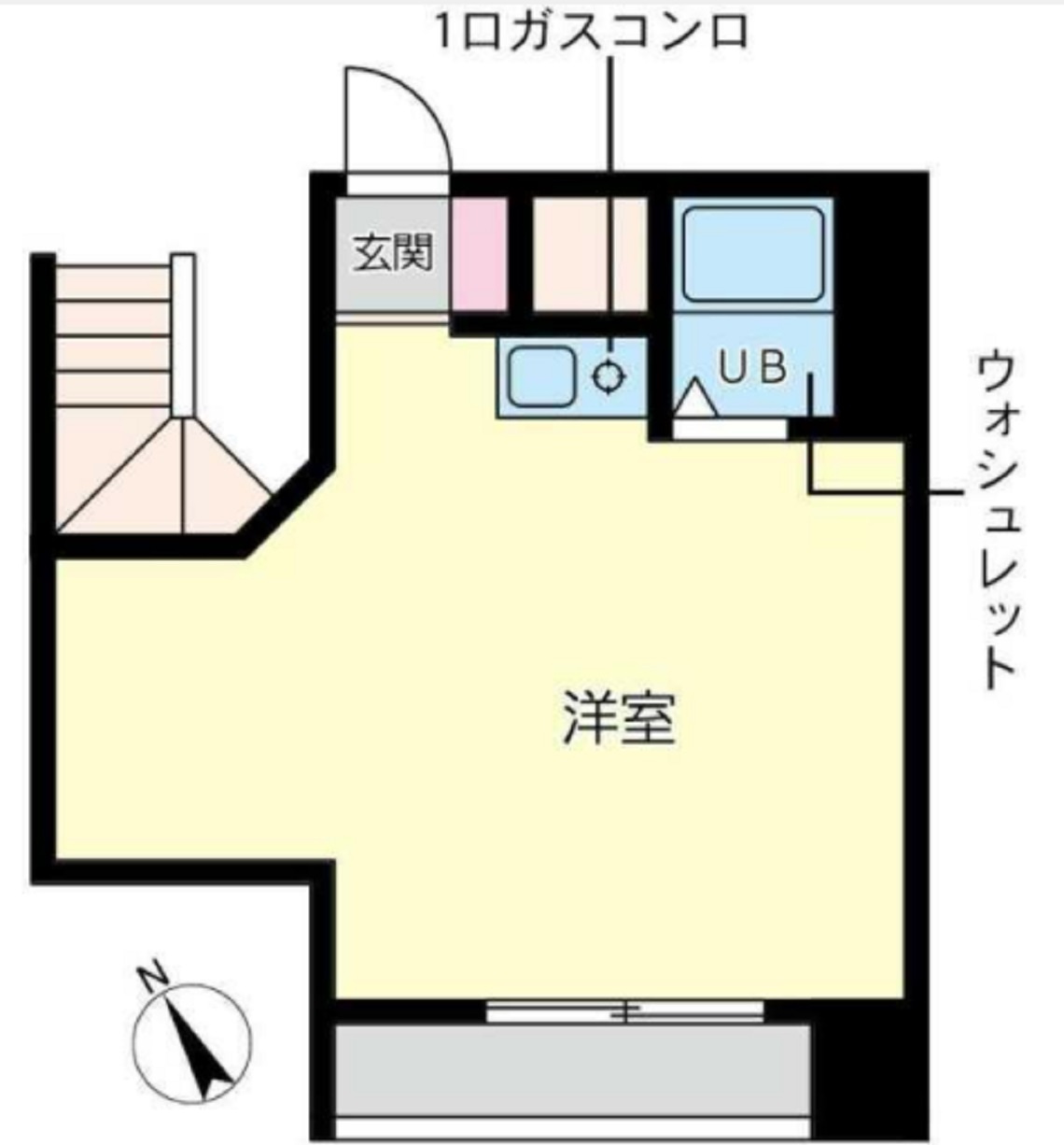 ベルハウス蒲田南の間取り|南向き