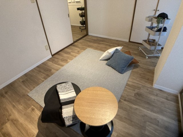 フジテラス春日野道の居間・リビング|モデルルームのため家具家電は付きません