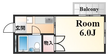 シャルマン甲南の間取り