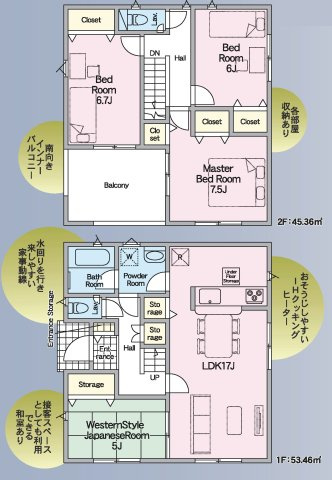 クレイドルガーデン／合志市須屋第１８／１号棟の間取り