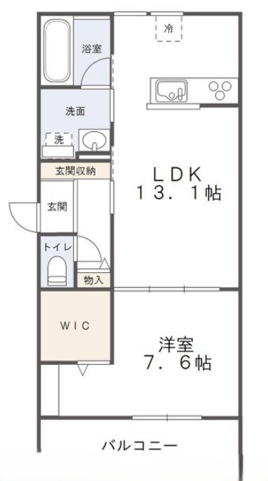 ＫAFU(カフー)天神【キャシュバック対象物件】の間取り
