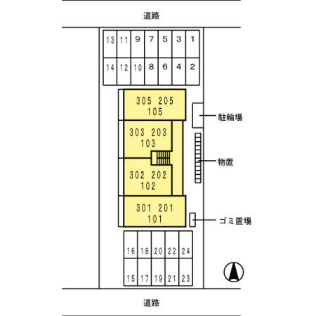 D-Room・SK IIの区画図
