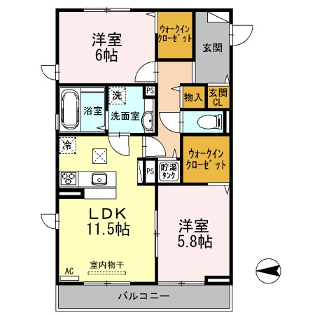 D-Room・SK IIの間取り