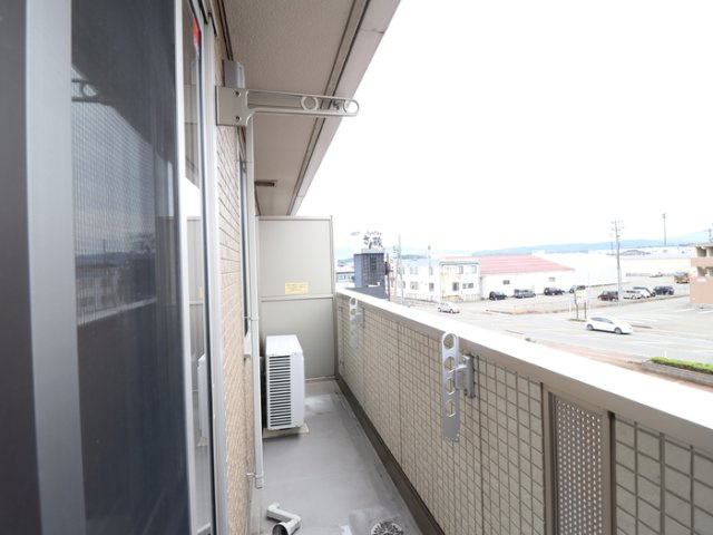 D-Room幸町のバルコニー
