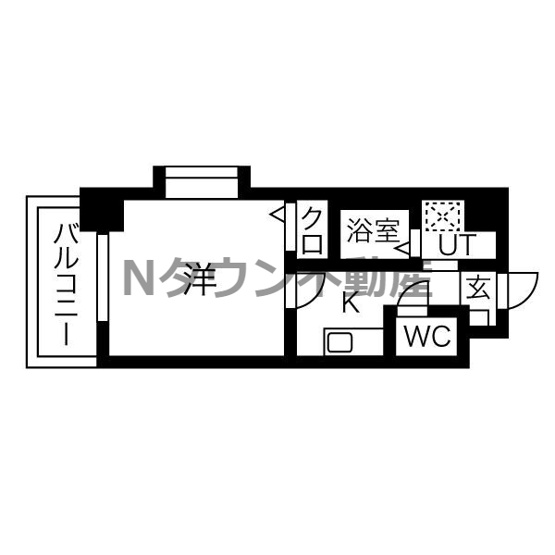 【間取り】 | ボヌール新栄 | 間取りです。