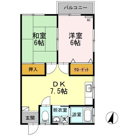 ハイツ臨港 IIIの間取り