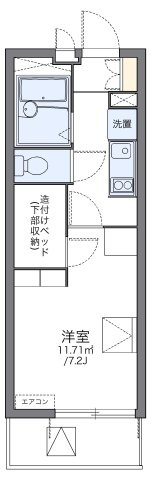 レオパレスルチェンテの間取り