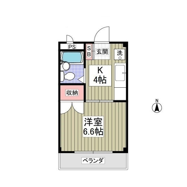 クーノス北坂戸の間取り