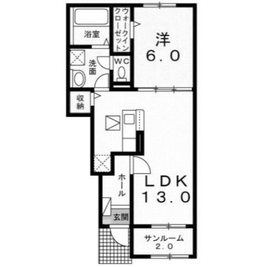 【間取り】 | シェル　クレール　Ⅰ