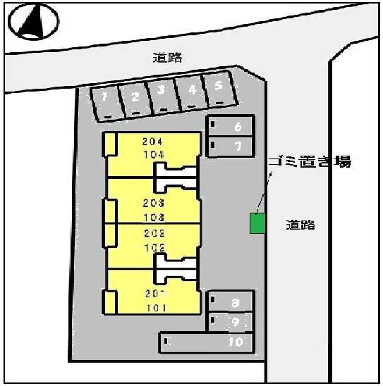 サウス・ヒルの区画図