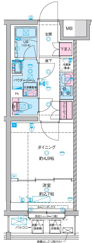 GENOVIA竹ノ塚の間取り