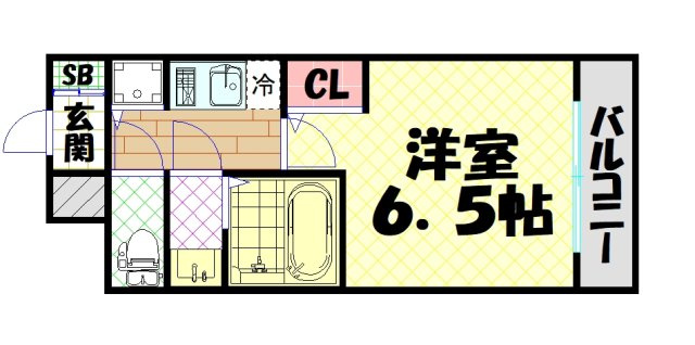 【間取り】 | プレサンス四天王寺前夕陽ヶ丘