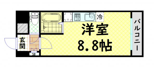 【間取り】 | アビスタシオン九条