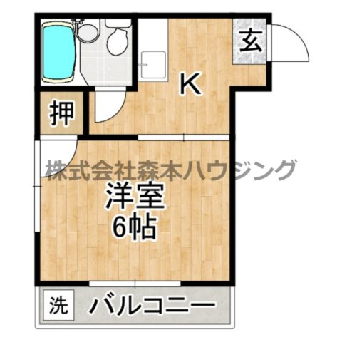 【間取り】 | 　シャルマン南野