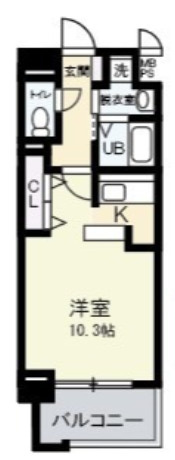 ブランクレール谷町の間取り