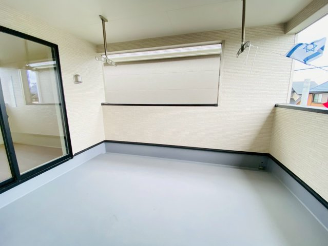 クレイドルガーデン／菊陽町津久礼第1２／1号棟のバルコニー