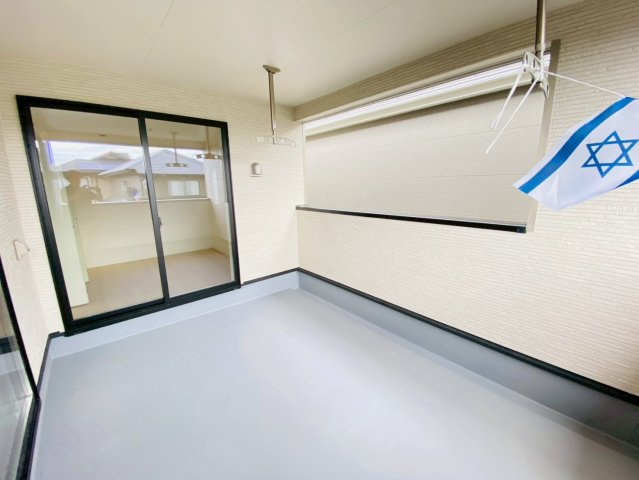 クレイドルガーデン／菊陽町津久礼第1２／1号棟のバルコニー