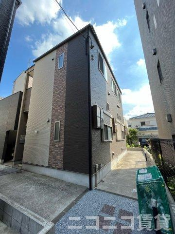 北区志茂５丁目のアパートの外観