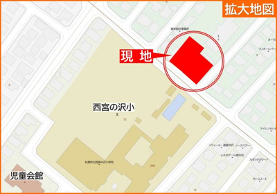 【地図】 | アークス稲積公園 | 手稲富丘小学校すぐそば♪