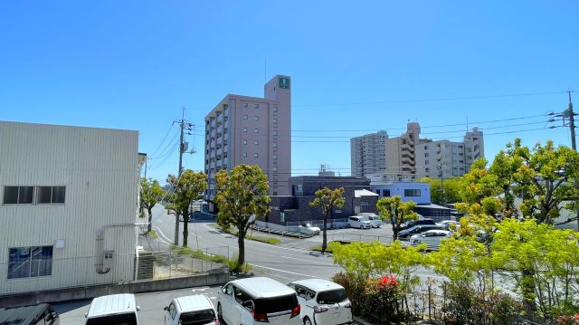 アルファスマート新山口駅東の展望|住戸からの眺望です（南西側）
