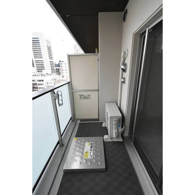 スプランディッド淀屋橋DUEのバルコニー