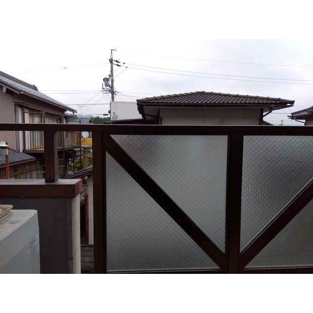 ハイツ島塚のバルコニー