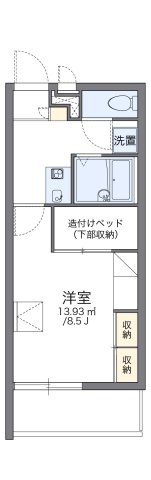 【間取り】 | レオパレスリバーサイド