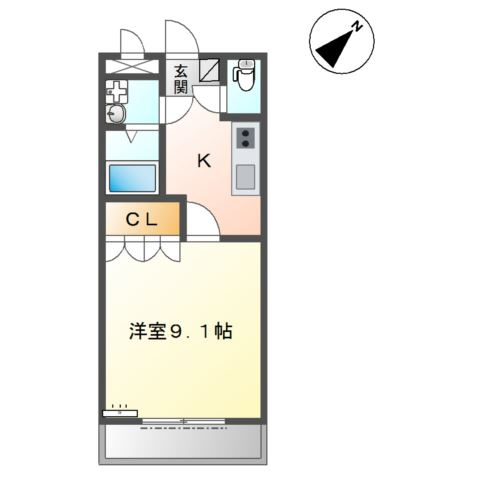 マサケンハイツの間取り
