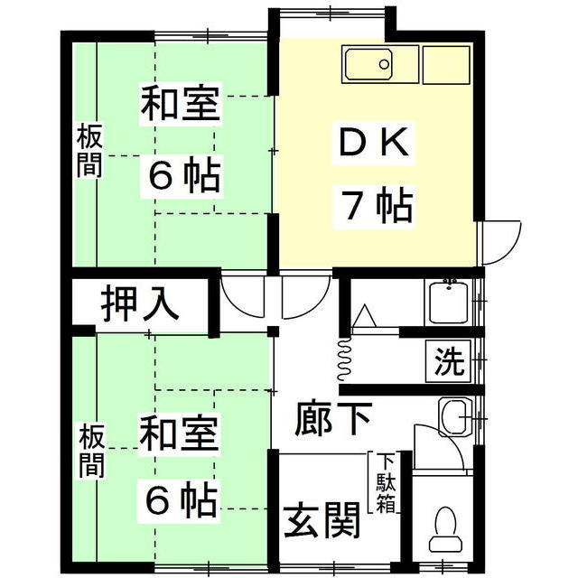 岐阜市西鶉１丁目の一戸建ての間取り