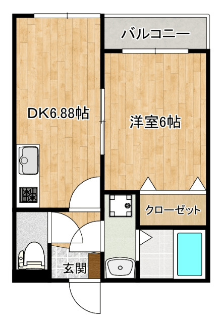 ファイン赤崎の間取り