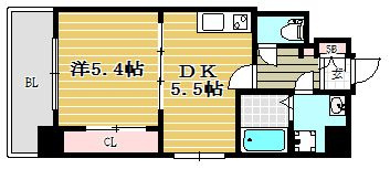 【間取り】 | ラファセ美野島