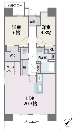 【間取り】 | アビターレ駅南