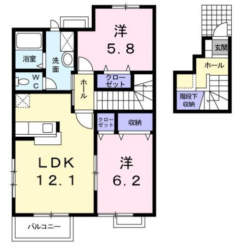 ワイズ　サンモールの間取り