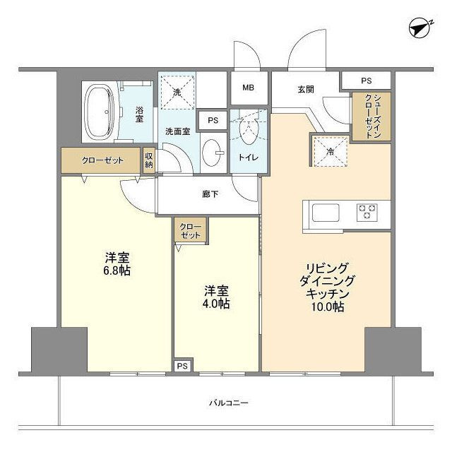 ＢＬＥＳＳ蔵前の間取り