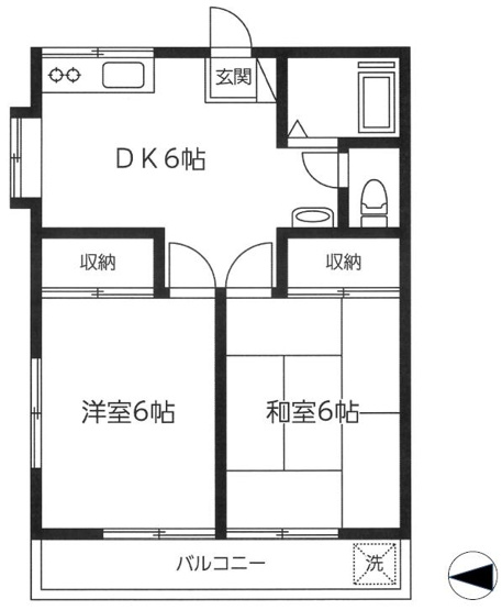 【間取り】 | コーポモトキ