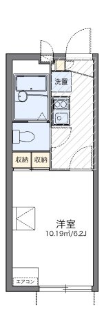 レオパレスシティーＥの間取り