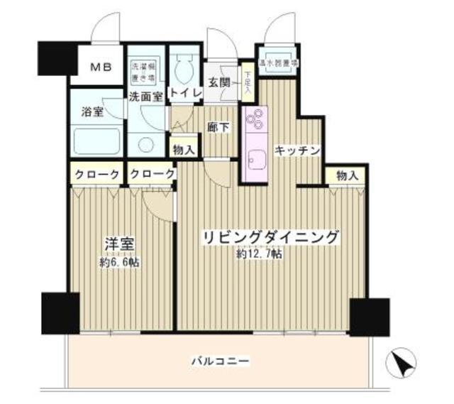 トレステージ目黒の間取り