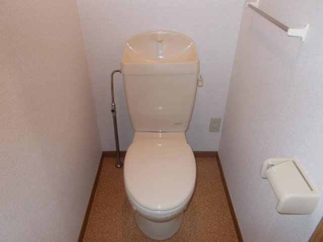 ブロッサム松山アネックスＡのトイレ|ゆったりとした空間のトイレです
