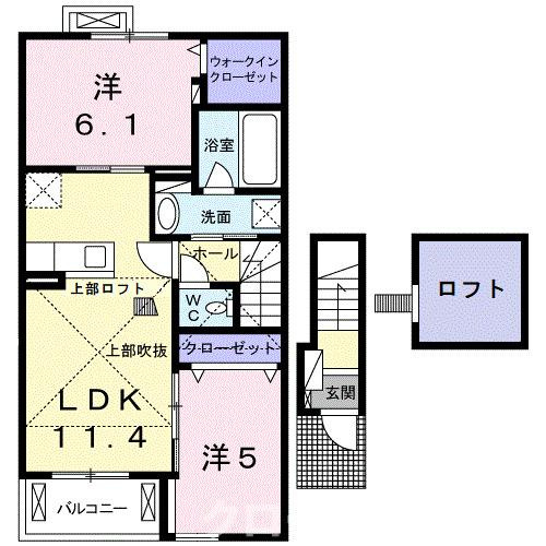 ＪａｄｅＨｏｕｓｅ　Ｄの間取り