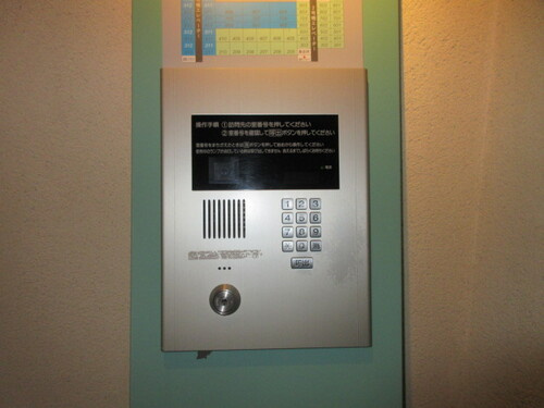 福岡市中央区草香江１丁目の賃貸マンションのセキュリティ|セキュリティ：オートロック     （2022年4月撮影）