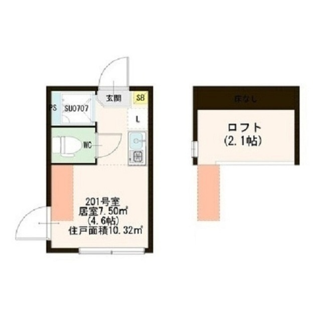 マルシエール西早稲田の間取り