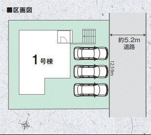 【区画図】 | リナージュ奈良市七条西町１丁目０１期 | 区画図