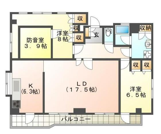 【間取り】 | ミタムラビル