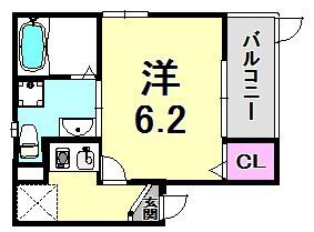 ソレイユ東雲の間取り