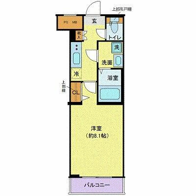 ディアレイシャス池尻大橋の間取り