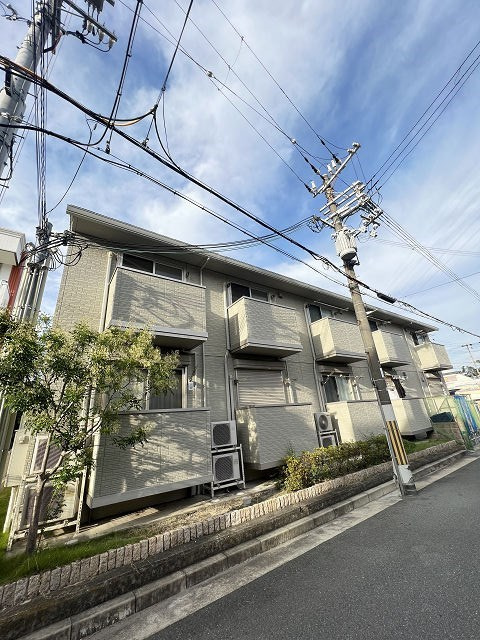 クレールA棟の外観|外観は落ち着いています