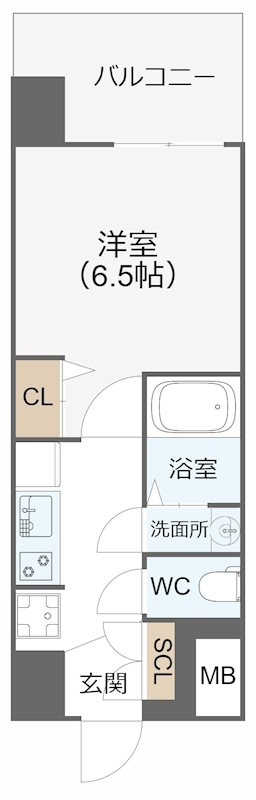 ArtizA王子公園D.C.の間取り