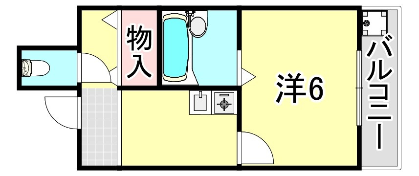 湊川サンシャインの間取り