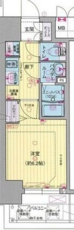 プレサンス大国町ブライスの間取り